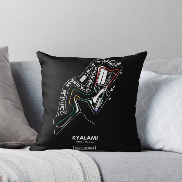Item preview, KYALAMI - SOUTH AFRICA TRACK MAP FLAG designed and sold by andreanastasio.