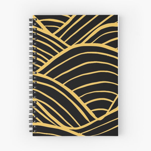 Item preview,  Black and gold waves designed and sold by Adriana Lopes.
