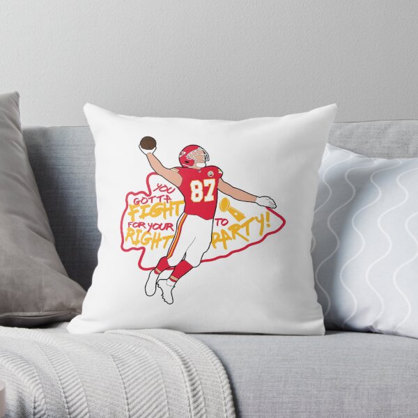 Kelce #87 Throw Pillow