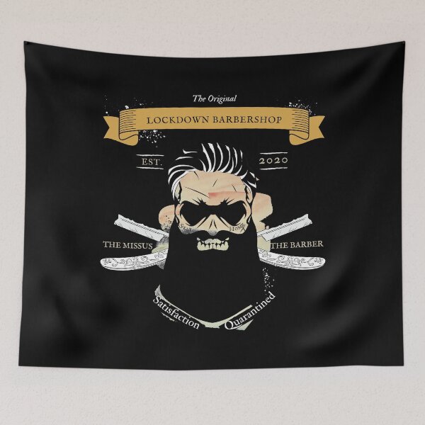Item preview, Lockdown Barbershop | Satisfaction Quarantined designed and sold by EarthReliant.