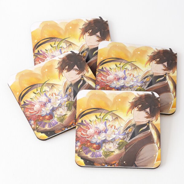 Item preview, Genshin Impact - Zhongli Birthday Official Artwork 2020 designed and sold by Krimsy.