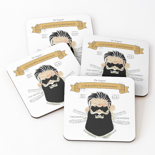Item preview, Lockdown Barbershop | Satisfaction Quarantined designed and sold by EarthReliant.