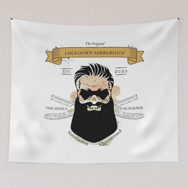 Item preview, Lockdown Barbershop | Satisfaction Quarantined designed and sold by EarthReliant.