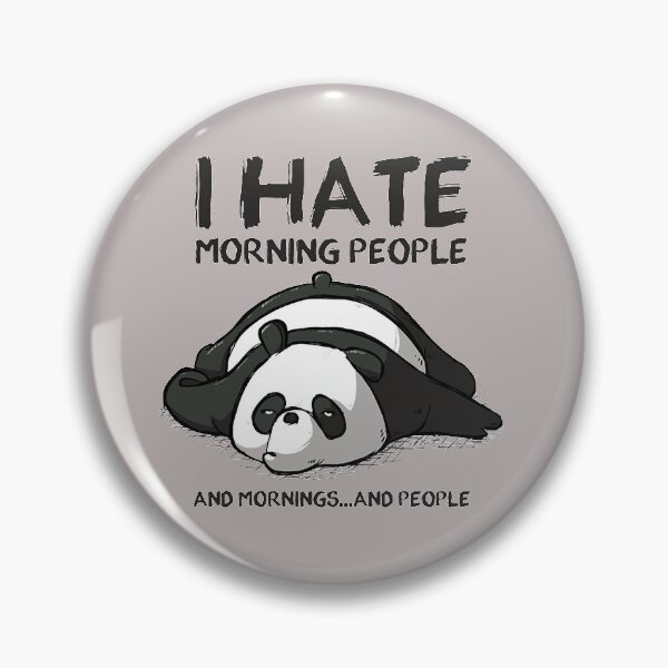 Item preview, I hate morning designed and sold by otakumania.