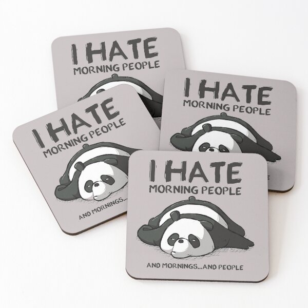 Item preview, I hate morning designed and sold by otakumania.