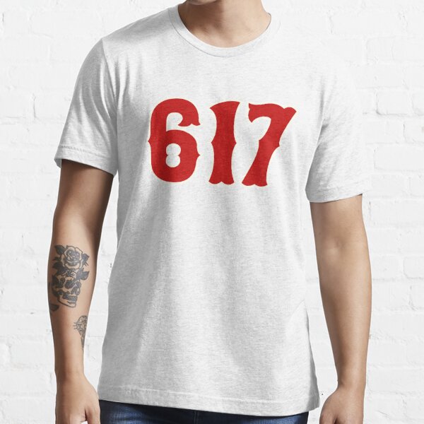 Boston 617 Highway Sign T-Shirt T-Shirt / Charcoal / XL