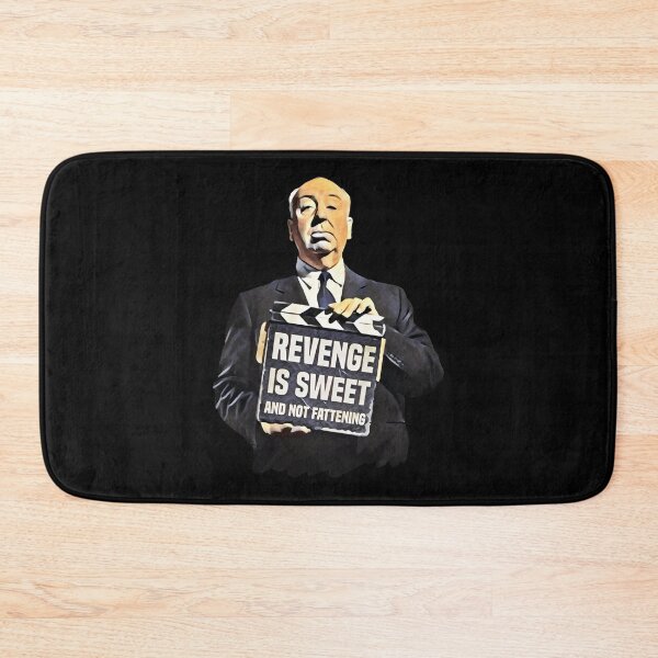 Item preview, Alfred Hitchcock - Revenge Is Sweet And Not Fattening Quote designed and sold by ArqDezines.
