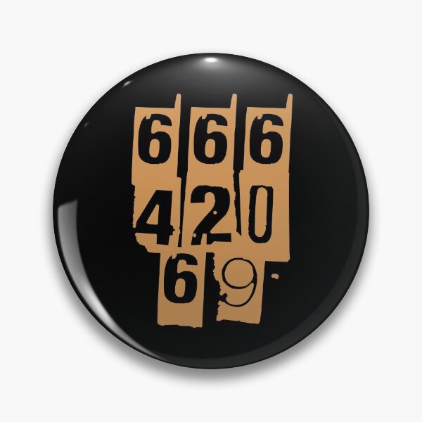 Item preview, Black metal, 666, 420, 69, fun, gift idea designed and sold by ThommyBLN.