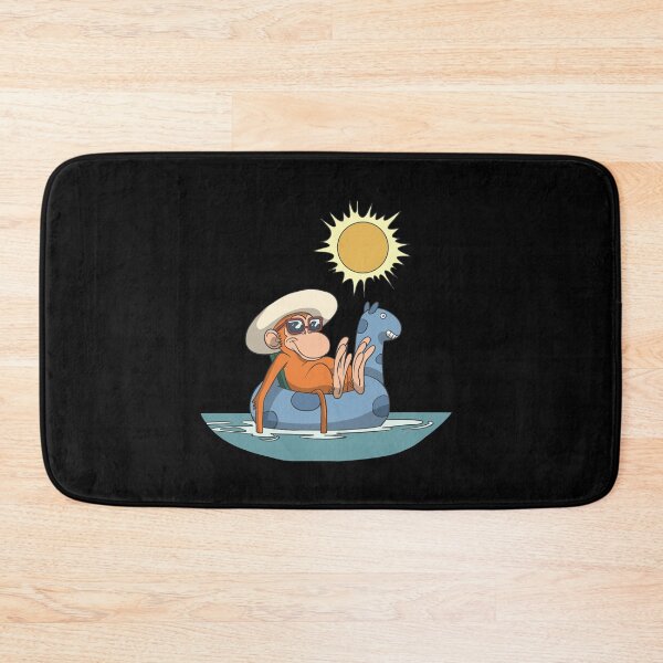 Item preview, Monkey in the pool with floating tire designed and sold by Monkey Ful.