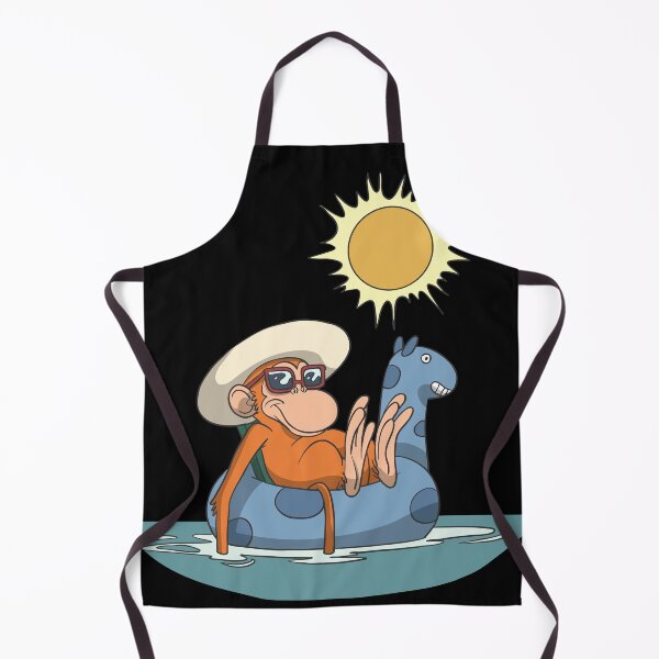 Item preview, Monkey in the pool with floating tire designed and sold by Monkey Ful.