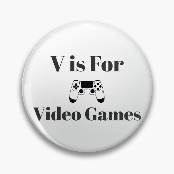 Item preview, V is For Video Games designed and sold by Kaupasi.