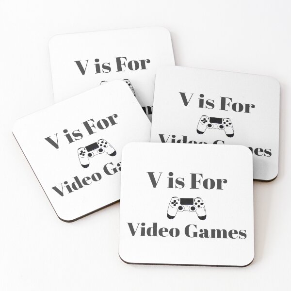 Item preview, V is For Video Games designed and sold by Kaupasi.