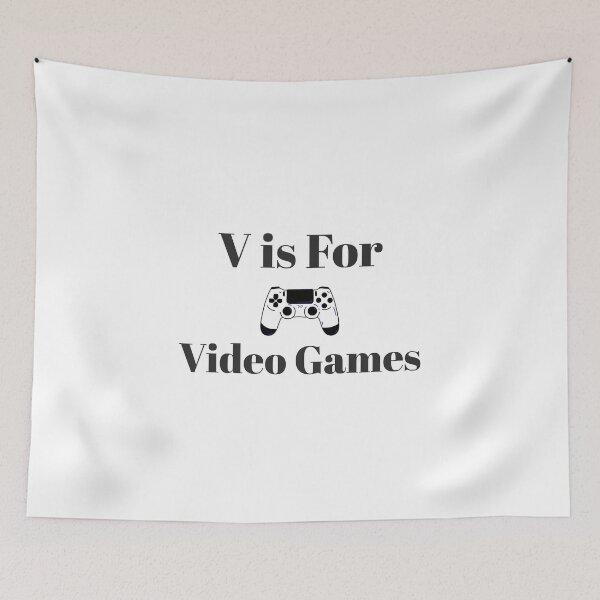 Item preview, V is For Video Games designed and sold by Kaupasi.