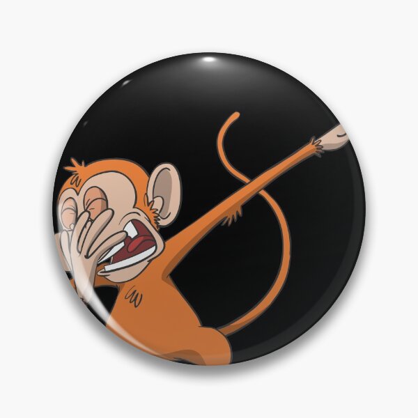 Item preview, Dabbing monkey yawning with bird designed and sold by Monkey Ful.