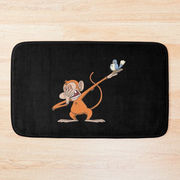 Item preview, Dabbing monkey yawning with bird designed and sold by Monkey Ful.