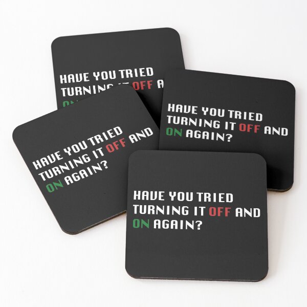 Item preview, Have your tried turning it off and on again designed and sold by nadiahaq.