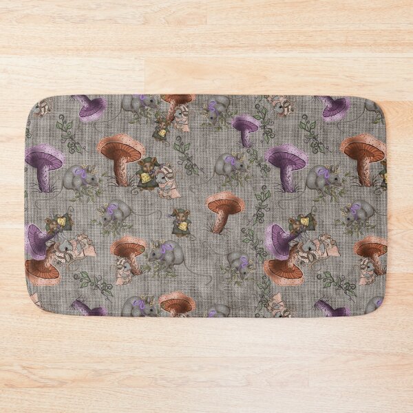 Item preview, Woodland Mice and Mushrooms designed and sold by Salzanos.