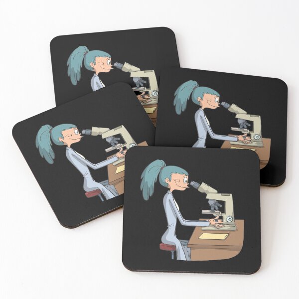 Item preview, Biomedical scientist with microscope designed and sold by Monkey Ful.