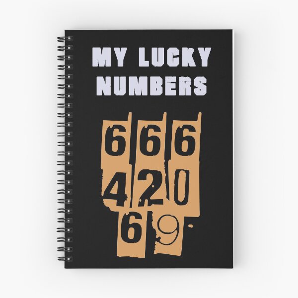 Item preview, My Lucky Numbers, 666, 420, 69, Fun, Gift Idea designed and sold by ThommyBLN.
