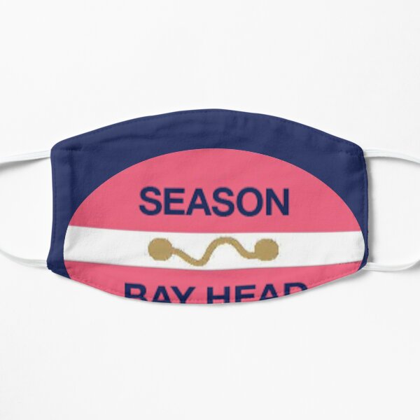 Bay Head New Jersey Beach Badge Flat Mask