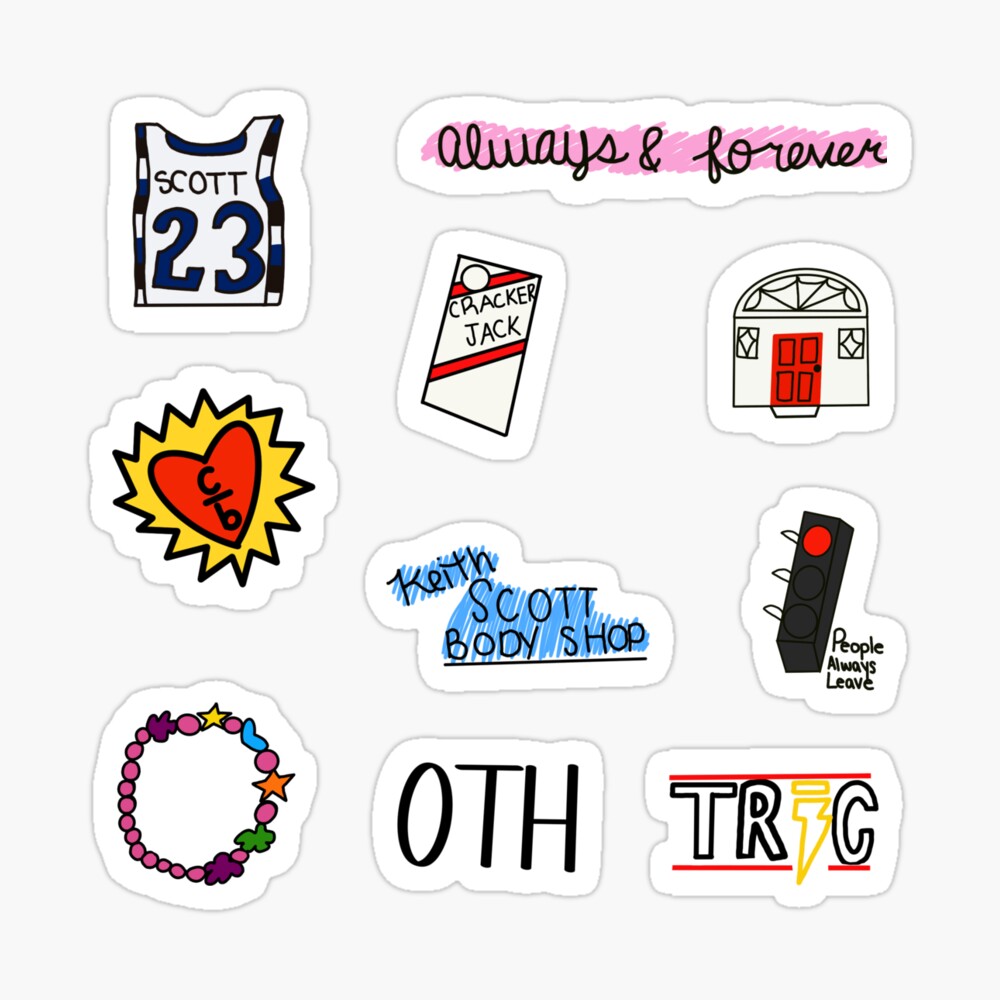 One tree Hill sticker pack Tote Bag
