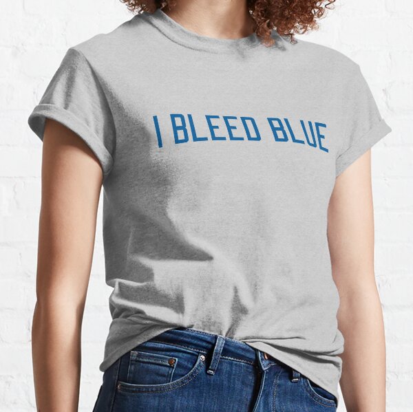 Bleed Cubbie Blue T-Shirt - Personalized Gifts: Family, Sports