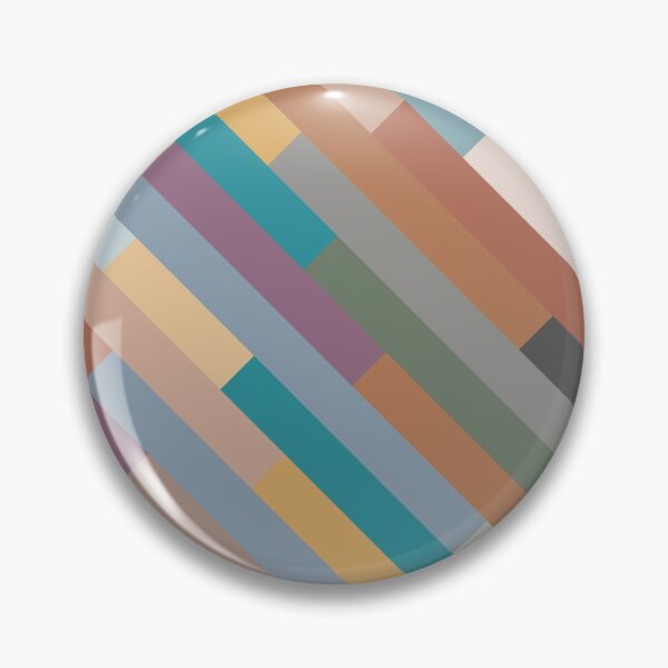 Item preview, Diagonal Staggered Stripes in Modern Soft Colors designed and sold by hobrath.