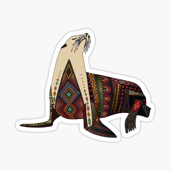 sea lion mono Sticker