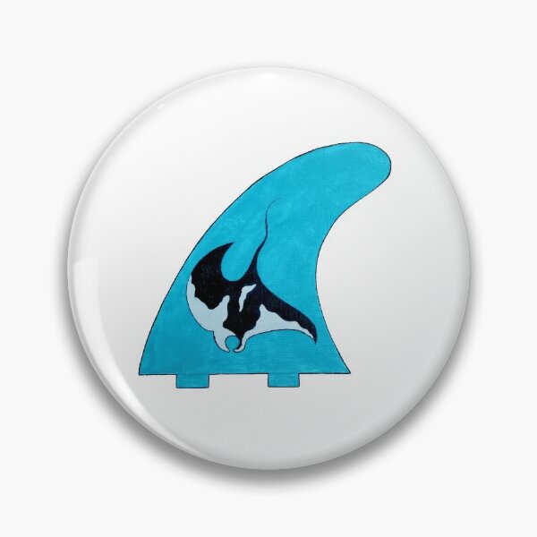 Item preview, Manta Ray Turquoise Fin designed and sold by Artfullee63.