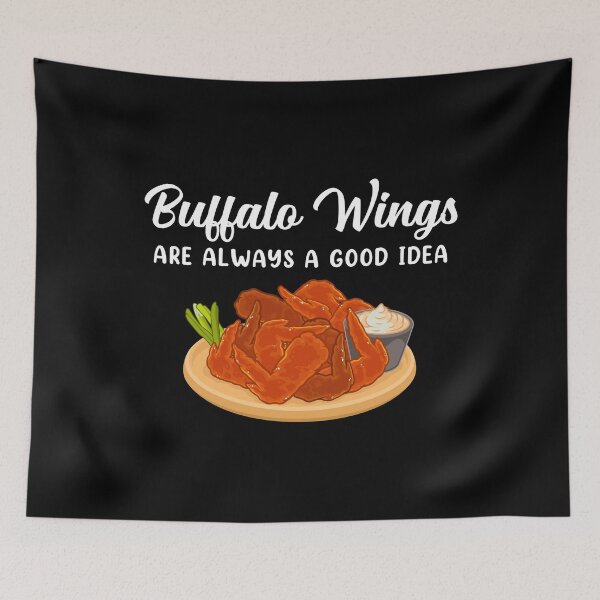 Item preview, Good Idea Fried Buffalo Chicken Wings graphic designed and sold by jakehughes2015.