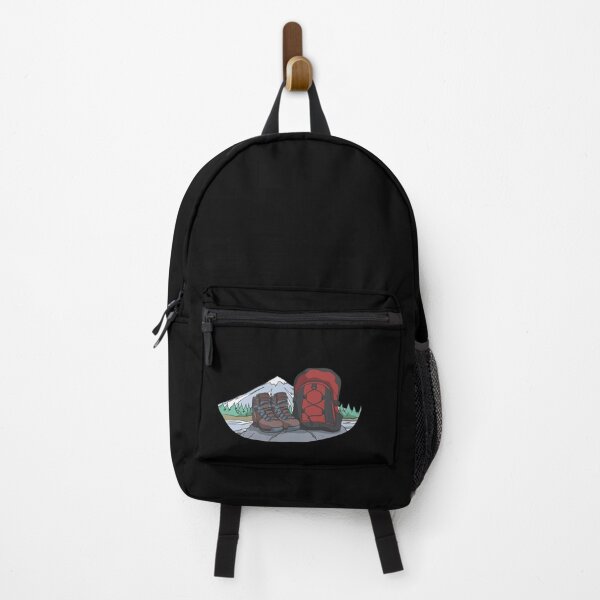 Item preview, Hiking shoes and backpack for mountain hiking designed and sold by Monkey Ful.