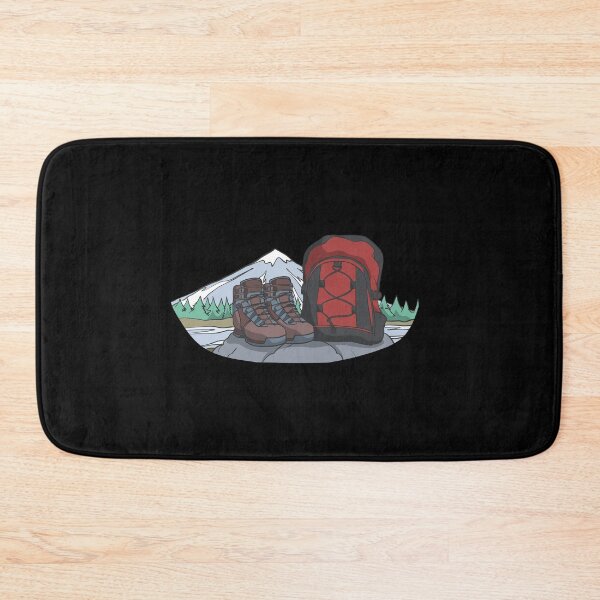 Item preview, Hiking shoes and backpack for mountain hiking designed and sold by Monkey Ful.