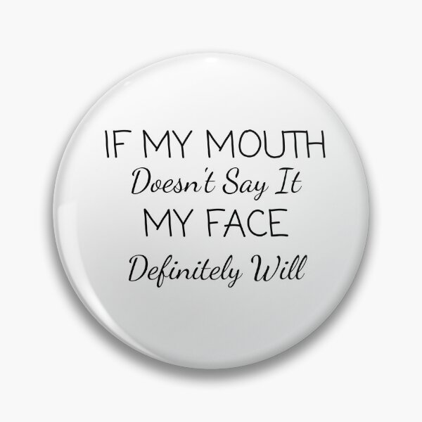 Item preview, If My Mouth Doesn't Say It My Face Definitely Will vol 1 designed and sold by Ava Rozalinda.