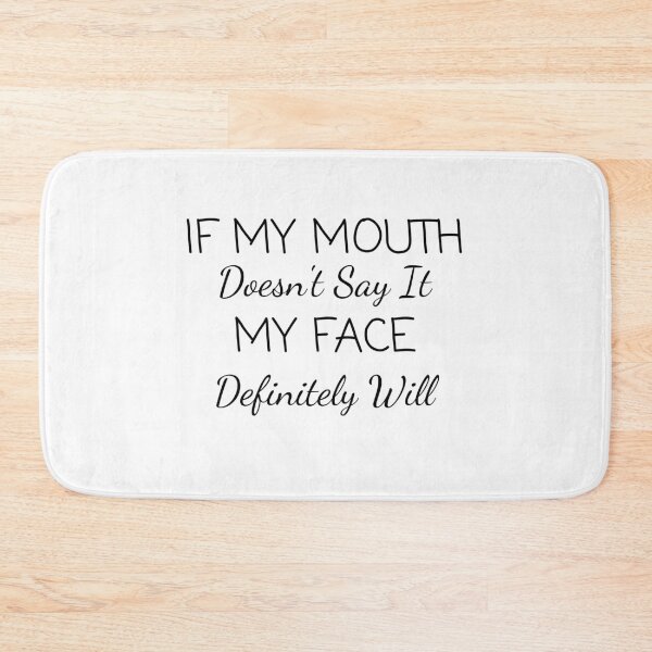 Item preview, If My Mouth Doesn't Say It My Face Definitely Will vol 1 designed and sold by Ava Rozalinda.