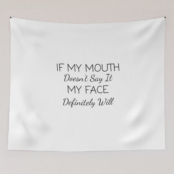 Item preview, If My Mouth Doesn't Say It My Face Definitely Will vol 1 designed and sold by Ava Rozalinda.