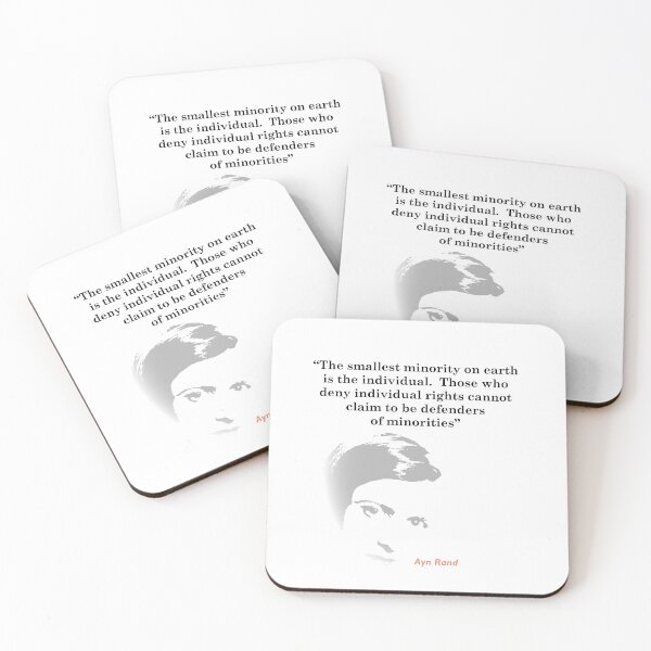 Item preview, Ayn Rand Quote On The Smallest Minority designed and sold by My Photo Shop.