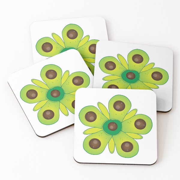 Item preview, avocado flower design designed and sold by MangoStarlight.