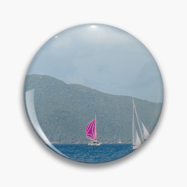 Item preview, Pink Sailboat in the BVI designed and sold by Teresa Tilley.