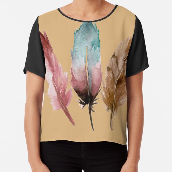 T Shirts Bunte Federn Redbubble