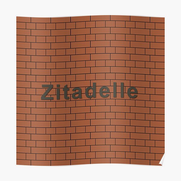 Zitadelle Station Tiles (Berlin) Poster