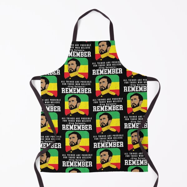 Item preview, Remember Black History Month Rastafari Haile Selassie print designed and sold by jakehughes2015.
