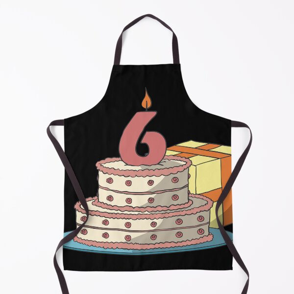 Item preview, Cake children's 6th birthday designed and sold by Monkey Ful.