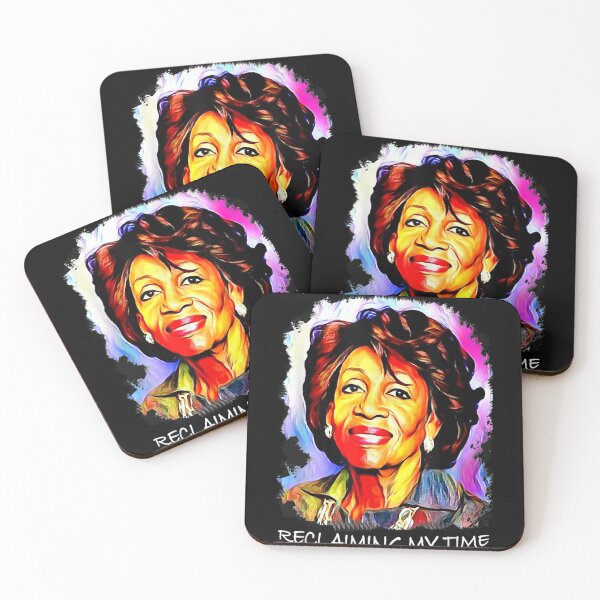 Item preview, Maxine Waters  Reclaiming My Time BLM Art Quote Gift designed and sold by ALISONABBOTTAU.