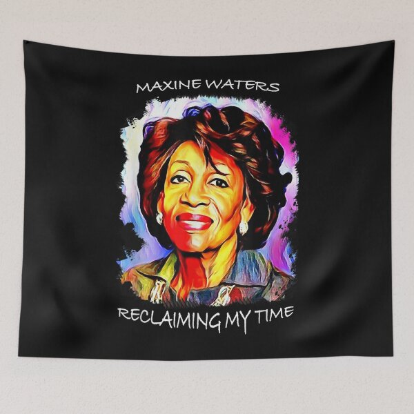 Item preview, Maxine Waters  Reclaiming My Time BLM Art Quote Gift designed and sold by ALISONABBOTTAU.