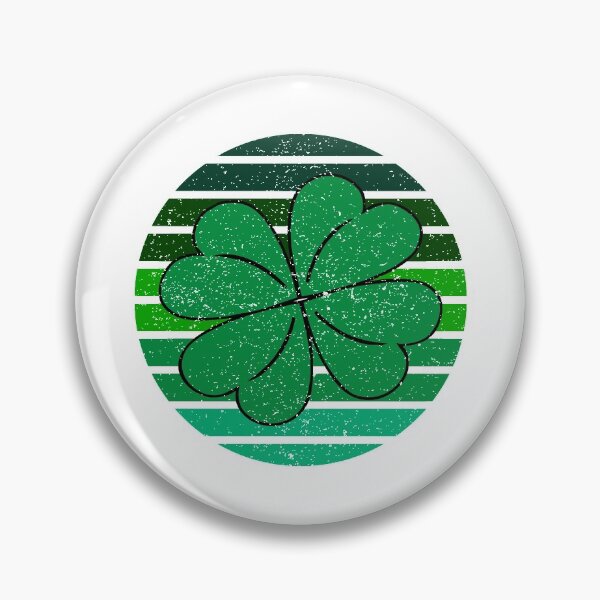 Item preview, 4 Leaf Clover Shamrock Retro Sunset (March 17th) designed and sold by liftdesign.