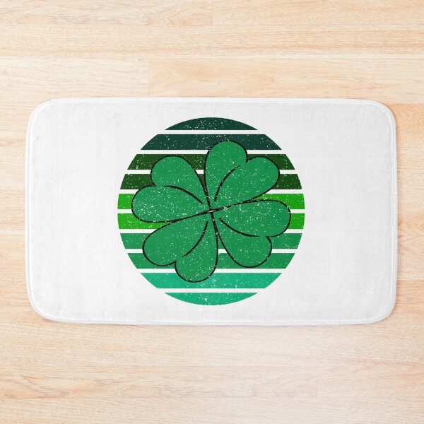 Item preview, 4 Leaf Clover Shamrock Retro Sunset (March 17th) designed and sold by liftdesign.