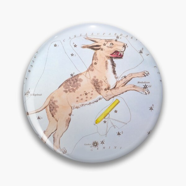 Item preview, Antique Constellation Map of Lynx, Telescopium Herschilii designed and sold by VintageArchive.