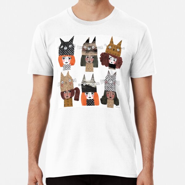 WINTER CAT HATS Premium T-Shirt