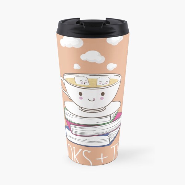 Books + Tea Travel Mug