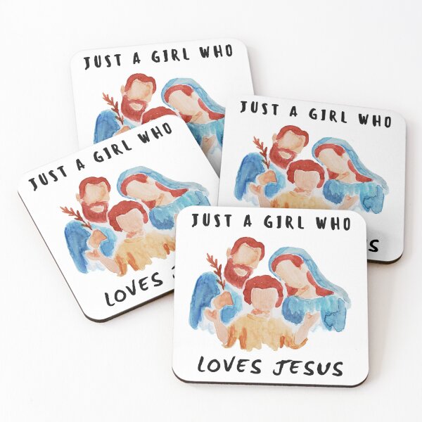 Item preview, Just a girl who loves jesus designed and sold by corralmontana.